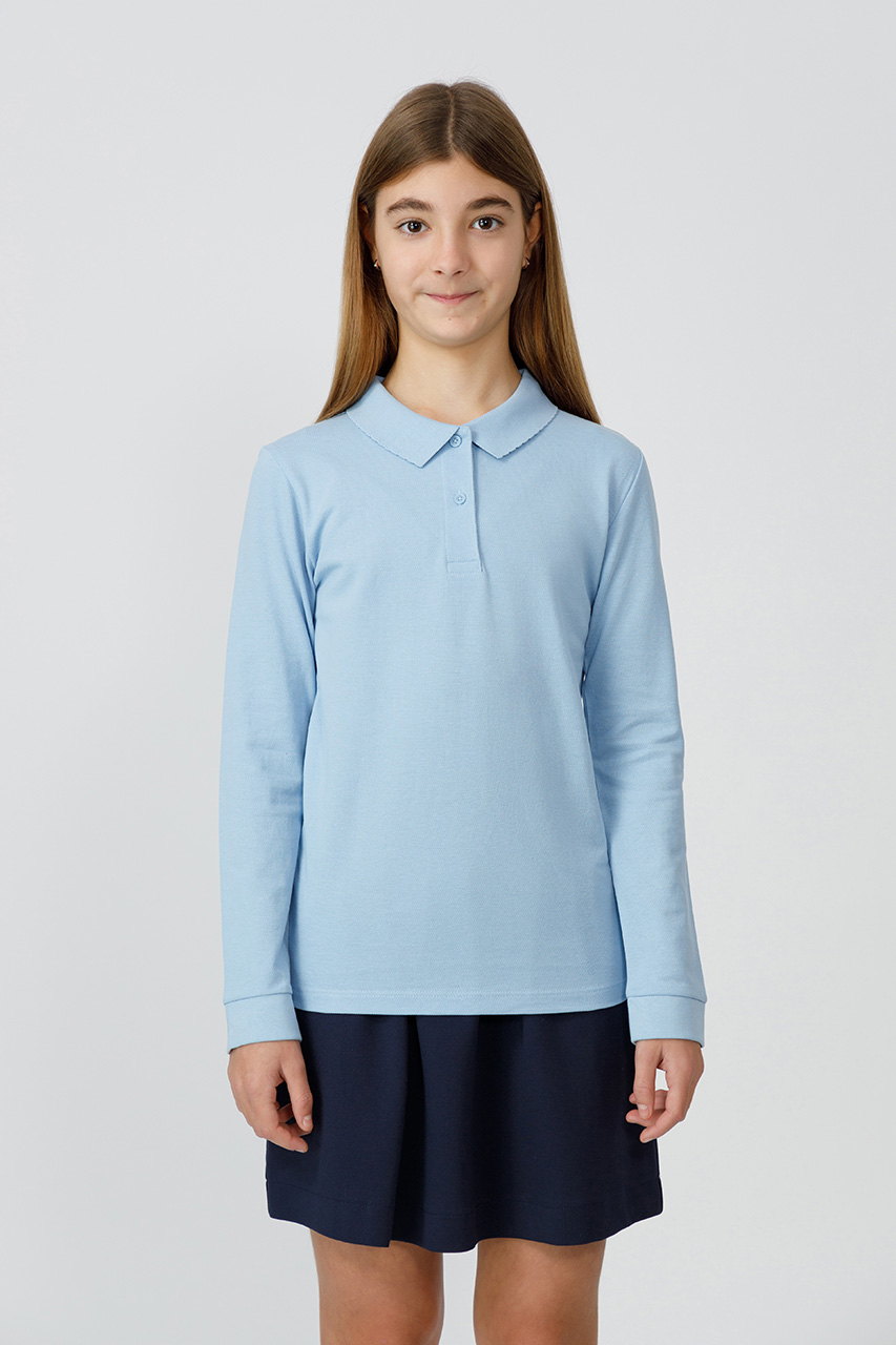 Tricou polo slim fete 998F